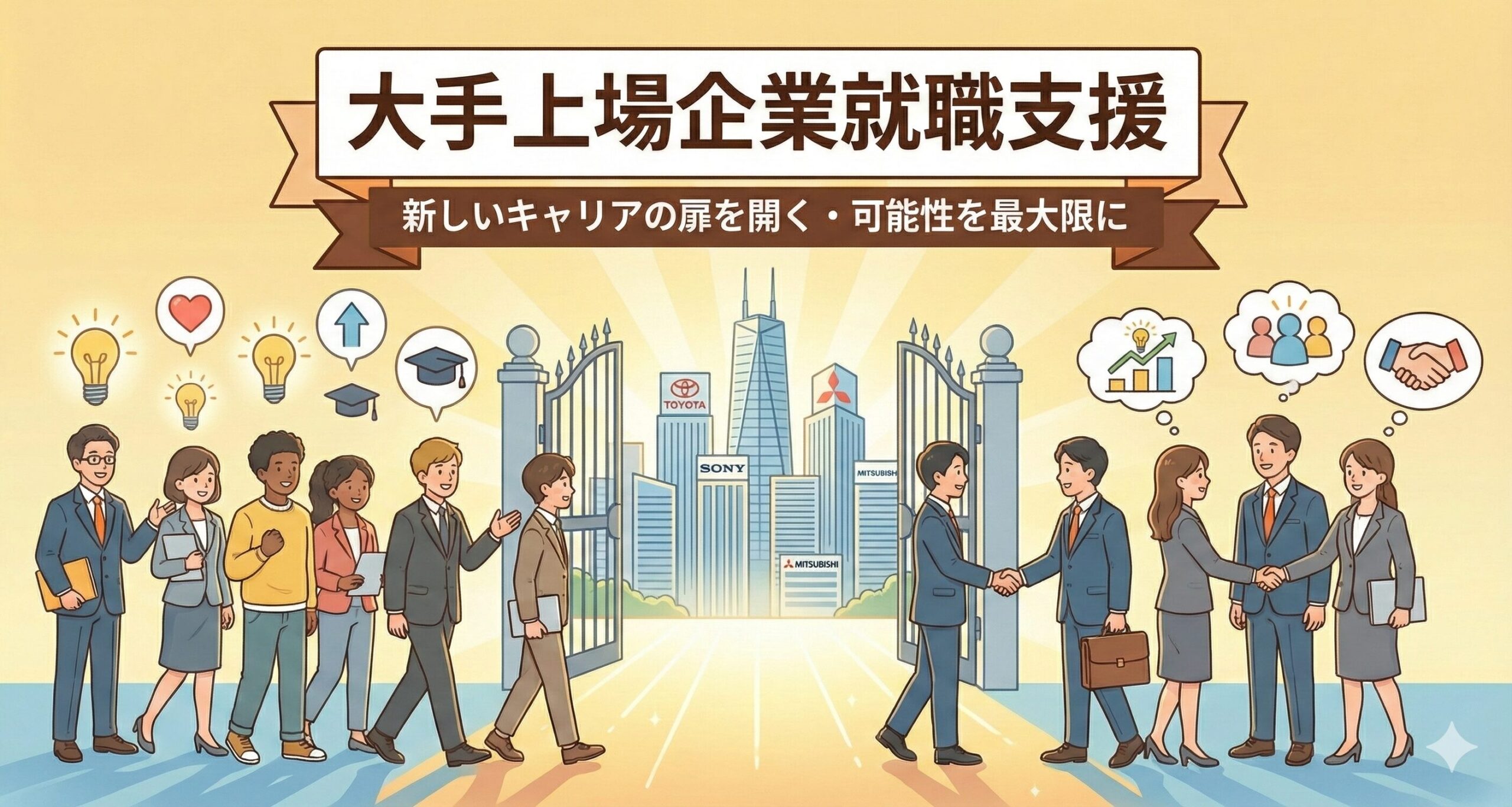 大手上場企業就職支援